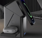 Chargeur Sans Fil Magnétique 3-en-1 (iPhone, Apple Watch, AirPods)