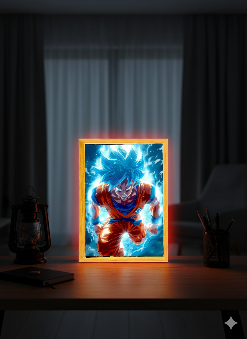Cadre décoratif lumineux : Dragon Ball Z