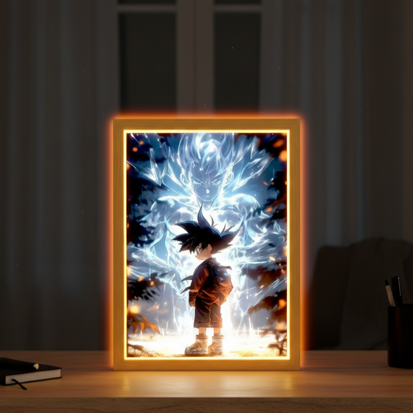 Cadre décoratif lumineux : Dragon Ball Z