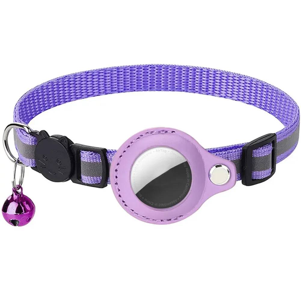 Collier Réfléchissant pour Chat avec Support AirTag
