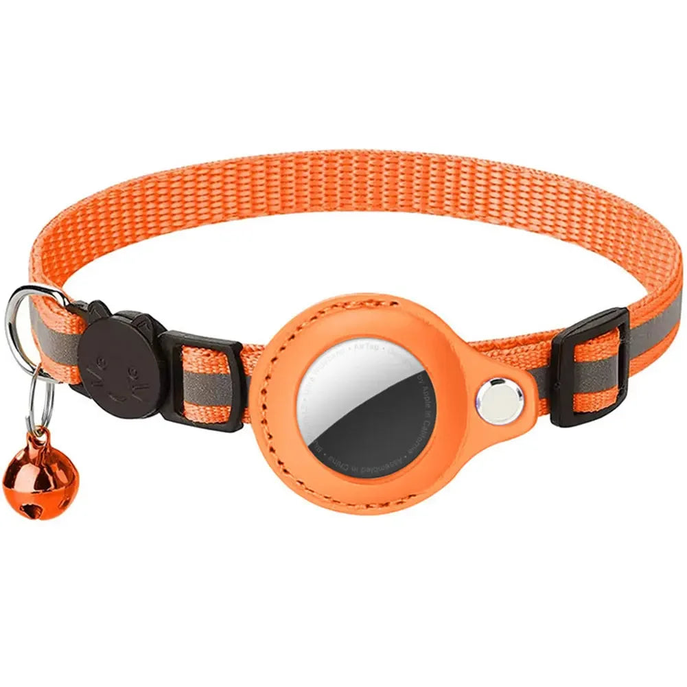 Collier Réfléchissant pour Chat avec Support AirTag