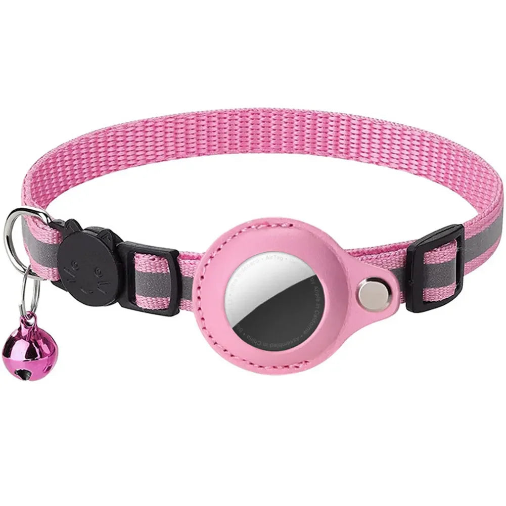 Collier Réfléchissant pour Chat avec Support AirTag