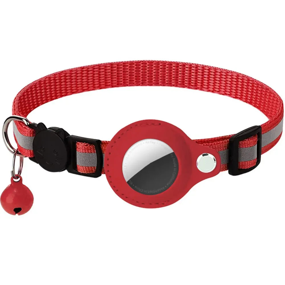 Collier Réfléchissant pour Chat avec Support AirTag
